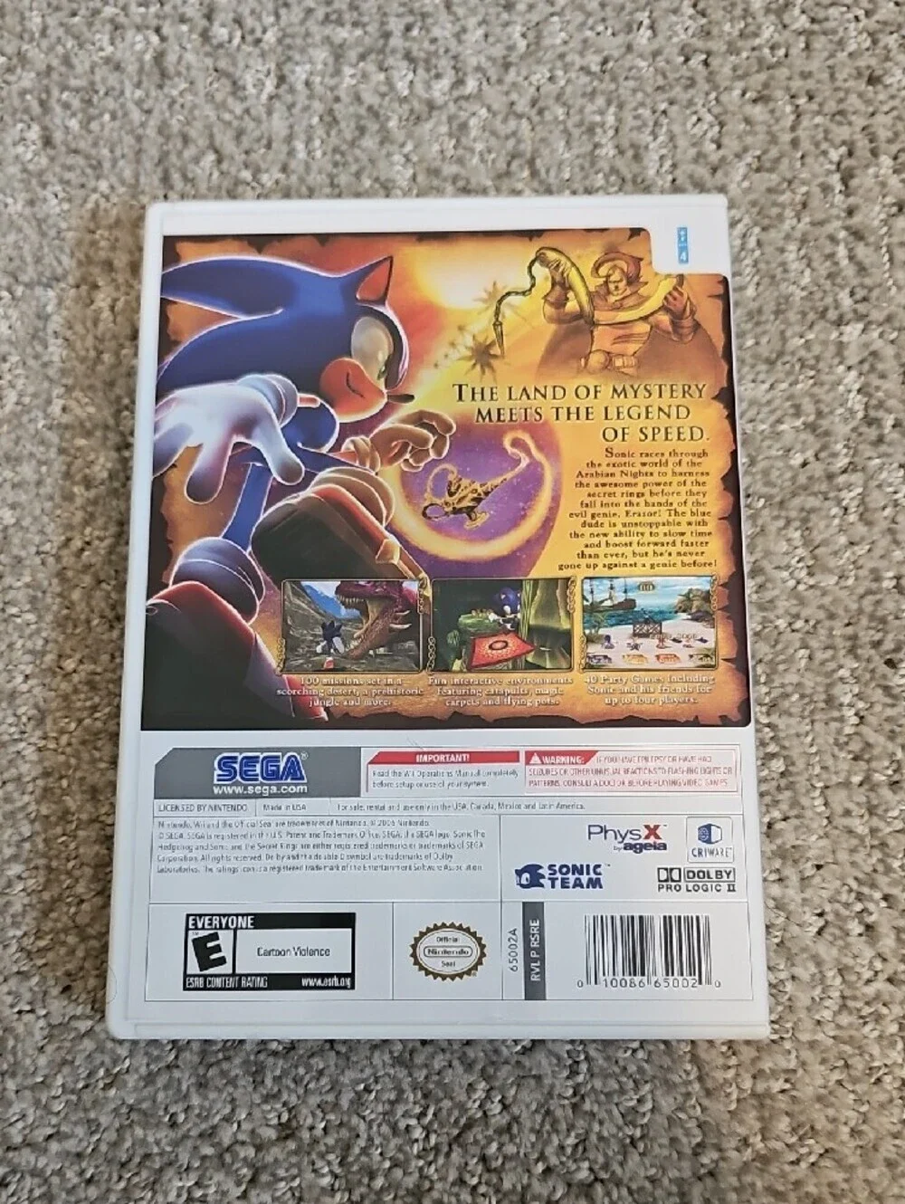 Sonic and the Secret Rings (Wii)